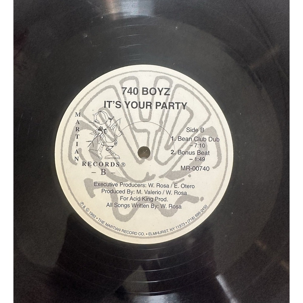 704 Boys - IT'S YOUR PARTY - RARE! Vinyl  12" - 1992 MR-00740 - Picture 7 of 9